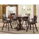 Gettysburg Dark Distressed Spectator Counter Height Stool