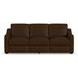 Hudson Dark Brown Leather 98" Sofa