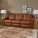 Hudson Brown Leather 98" Sofa