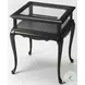 Burton Black Licorice Curio Table