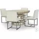 Biscayne Malabar And Alabaster Extendable Oval Dining Table