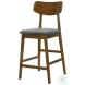 Robbie Walnut 5 Piece Counter Height Dining Set