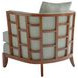 Ocean Club Abaco Green Upholstered Accent Chair with Pillow