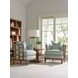 Ocean Club Abaco Green Upholstered Accent Chair with Pillow
