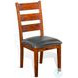 Villa Rosso Vintage Mocha Ladderback Dining Chair Set of 2