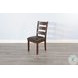 Villa Rosso Vintage Mocha Ladderback Dining Chair Set of 2