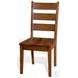 Villa Rosso Vintage Mocha Ladderback Wood Dining Chair Set of 2