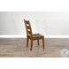 Villa Rosso Vintage Mocha Ladderback Wood Dining Chair Set of 2