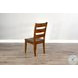 Villa Rosso Vintage Mocha Ladderback Wood Dining Chair Set of 2