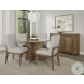 Ben And Erin Napier Medium Cherry And Gray Performance Fabric Upholstered Side Chair Set Of 2