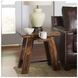 Cannon Valley Distressed Medium Brown Trestle End Table