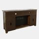 Cannon Valley Distressed Brown 60" TV Stand with Electric Fireplace