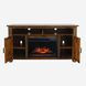 Cannon Valley Distressed Brown 60" TV Stand with Electric Fireplace