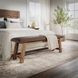 Cannon Valley Distressed Medium Brown Bench