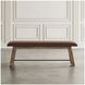 Cannon Valley Distressed Medium Brown Bench