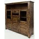 Cannon Valley Distressed Medium Brown Wine Cabinet