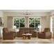 Dutch Cortado Brown Leather 91" Zero Gravity Power Reclining Sofa with Power Lumbar and USB Charging