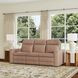 Dutch Desert Tan Leather 91" Zero Gravity Power Reclining Sofa with Power Lumbar and USB Charging