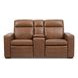 Dutch Cortado Brown Leather Zero Gravity Power Reclining Living Room Set