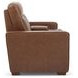 Dutch Cortado Brown Leather 78" Zero Gravity Power Reclining Loveseat with Console and USB Charging