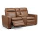 Dutch Cortado Brown Leather Zero Gravity Power Reclining Living Room Set