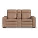 Dutch Desert Tan Leather 78" Zero Gravity Power Reclining Loveseat with Console and USB Charging