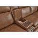 Dutch Cortado Brown Leather 6 Piece Modular Zero Gravity Power Reclining Sectional with Power Lumbar and USB Charging