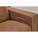 Dutch Cortado Brown Leather 6 Piece Modular Zero Gravity Power Reclining Sectional with Power Lumbar and USB Charging