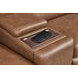 Dutch Cortado Brown Leather 6 Piece Modular Zero Gravity Power Reclining Sectional with Power Lumbar and USB Charging