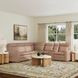Dutch Desert Tan Leather 6 Piece Modular Zero Gravity Power Reclining Sectional with Power Lumbar and USB Charging