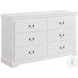 Seabright White Panel Bedroom Set