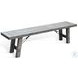 Maple Haze Alpine Gray 72" Dining Bench with Turnbuckle