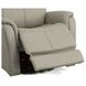 View Beige Leather Swivel Power Recliner With Power Headrest And Lumbar