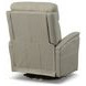 View Beige Leather Swivel Power Recliner With Power Headrest And Lumbar