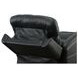 View Blue Leather Swivel Power Recliner With Power Headrest And Lumbar