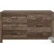 Corbin Rustic Brown Panel Bedroom Set
