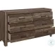 Corbin Rustic Brown Panel Bedroom Set