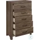 Corbin Rustic Brown Panel Bedroom Set