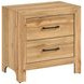 Corbin Natural Youth Panel Bedroom Set with Chevron Pattern