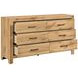 Corbin Natural Youth Panel Bedroom Set with Chevron Pattern