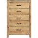 Corbin Natural Youth Panel Bedroom Set with Chevron Pattern