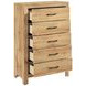 Corbin Natural Youth Panel Bedroom Set with Chevron Pattern