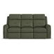 Felix Green Leather Zero Gravity Triple Power Reclining Living Room Set