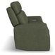 Felix Green Leather Zero Gravity Triple Power Reclining Living Room Set