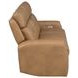 Felix Brown Leather 86" Zero Gravity Triple Power Reclining Sofa with USB Charging and Heat Massage