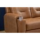 Felix Brown Leather 86" Zero Gravity Triple Power Reclining Sofa with USB Charging and Heat Massage