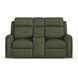 Felix Green Leather Zero Gravity Triple Power Reclining Living Room Set