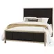 Ben And Erin Napier Bleached Cherry And Black Upholstered California King Panel Bed