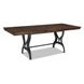 District Copper and Black 96" Extendable Rectangular Counter Height Table