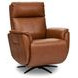 Cove Autumn Leather Zero Gravity Swivel Power Recliner with USB Charging and Heat Massage